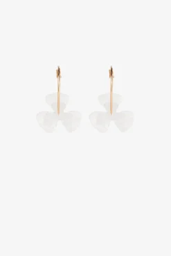 Pendientes Largos Con Detalle De Flor