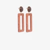 Pendientes Largos Con Detalles De Colores