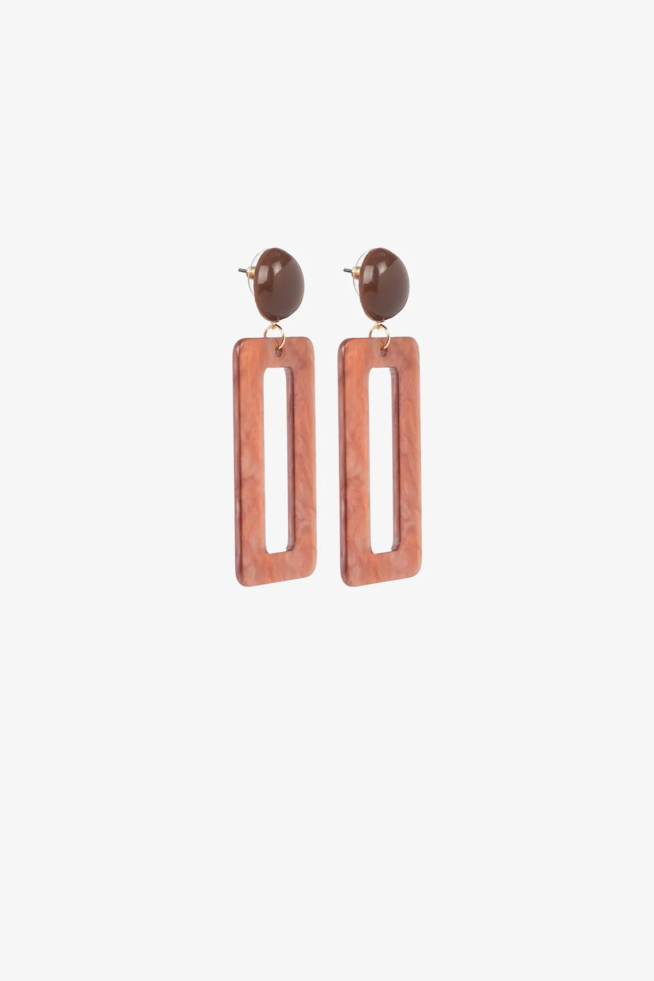 Pendientes Largos Con Detalles De Colores
