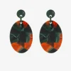 Pendientes Largos Con Detalles De Colores