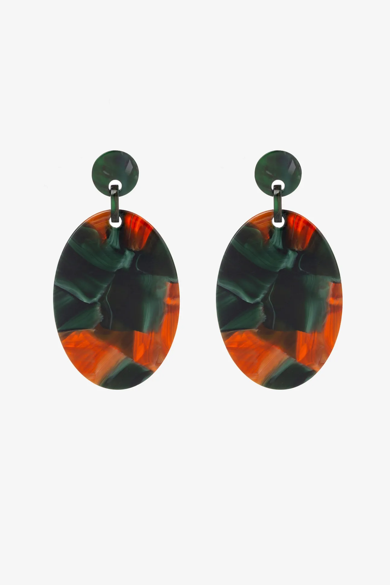 Pendientes Largos Con Detalles De Colores