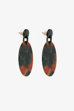 Pendientes Largos Con Detalles De Colores