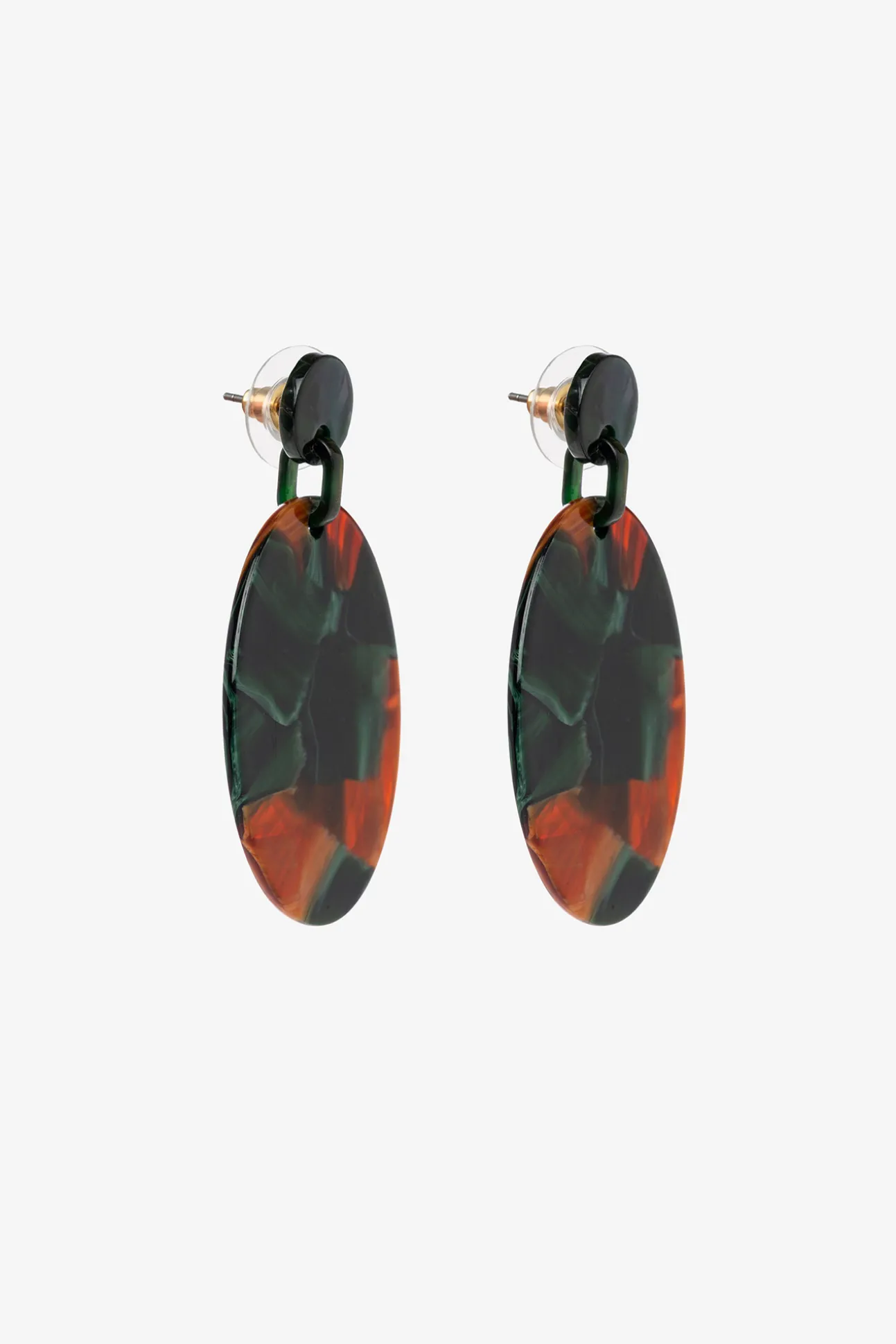 Pendientes Largos Con Detalles De Colores