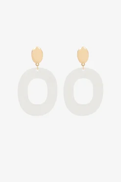 Pendientes Largos Con Detalles De Colores
