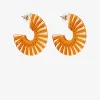 Pendientes Largos Con Textil
