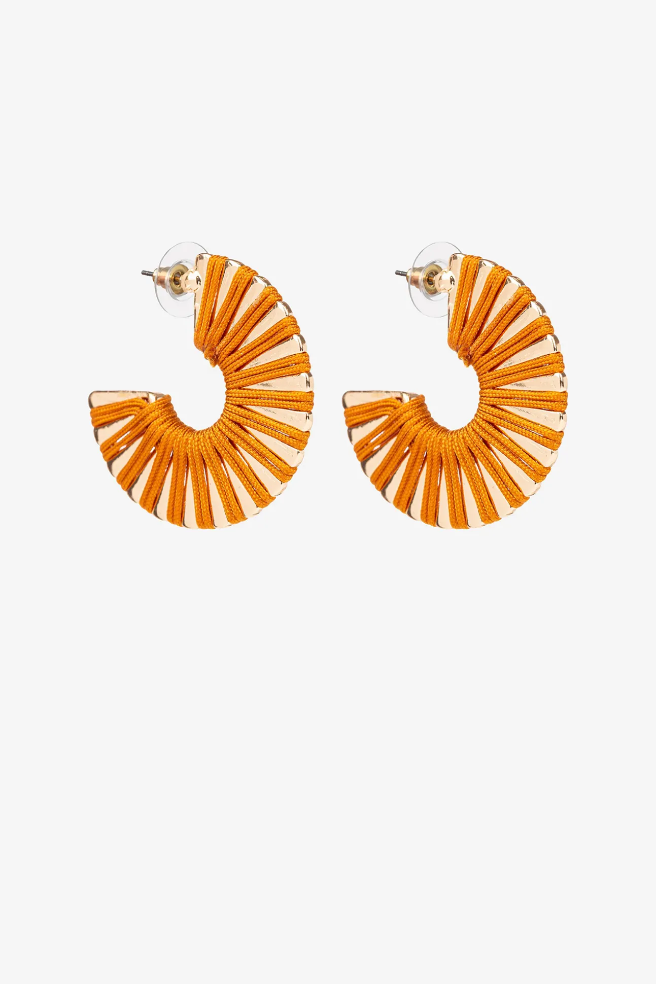 Pendientes Largos Con Textil