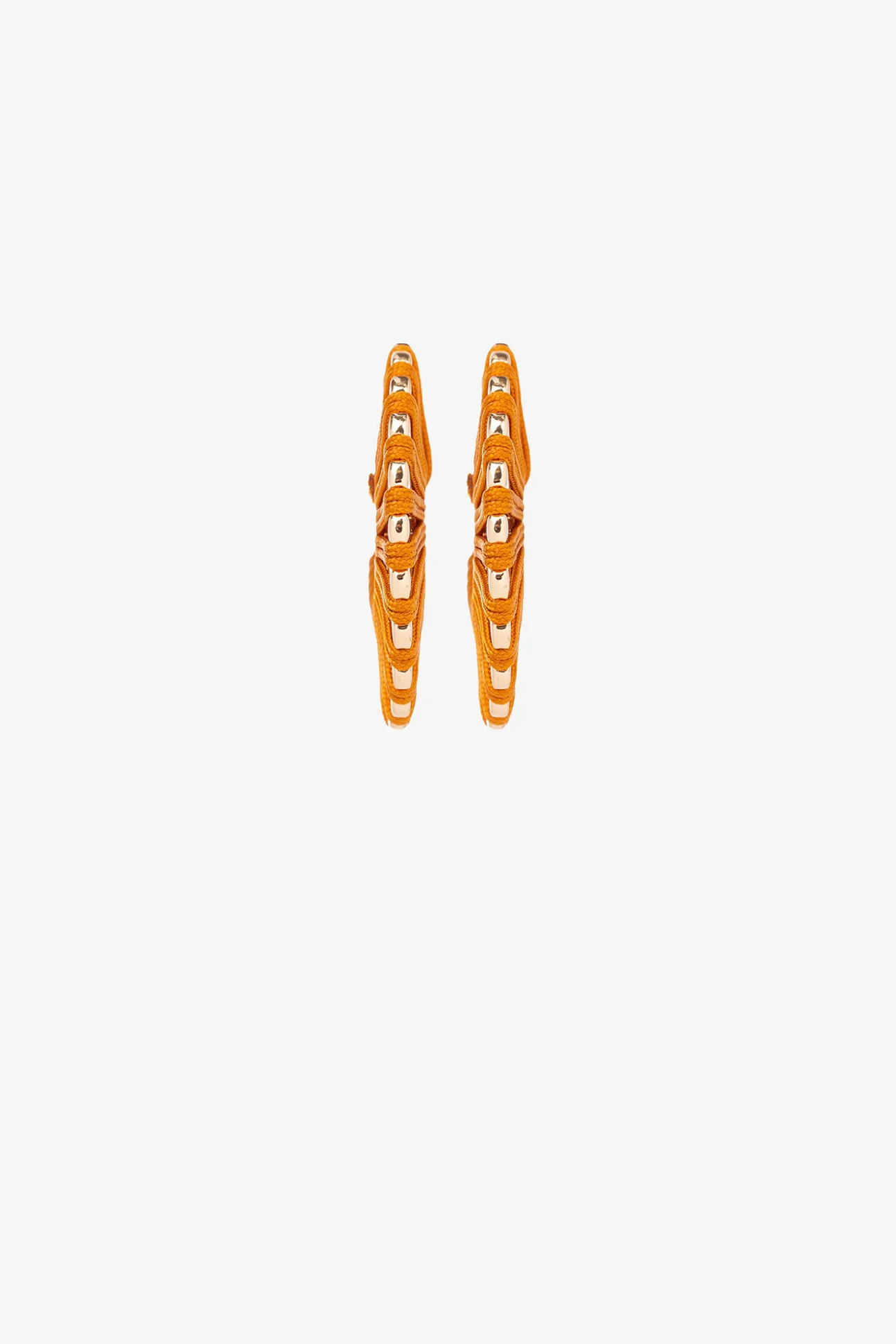 Pendientes Largos Con Textil