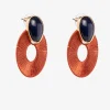 Pendientes Largos En Tela