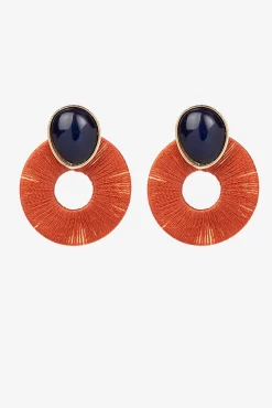 Pendientes Largos En Tela
