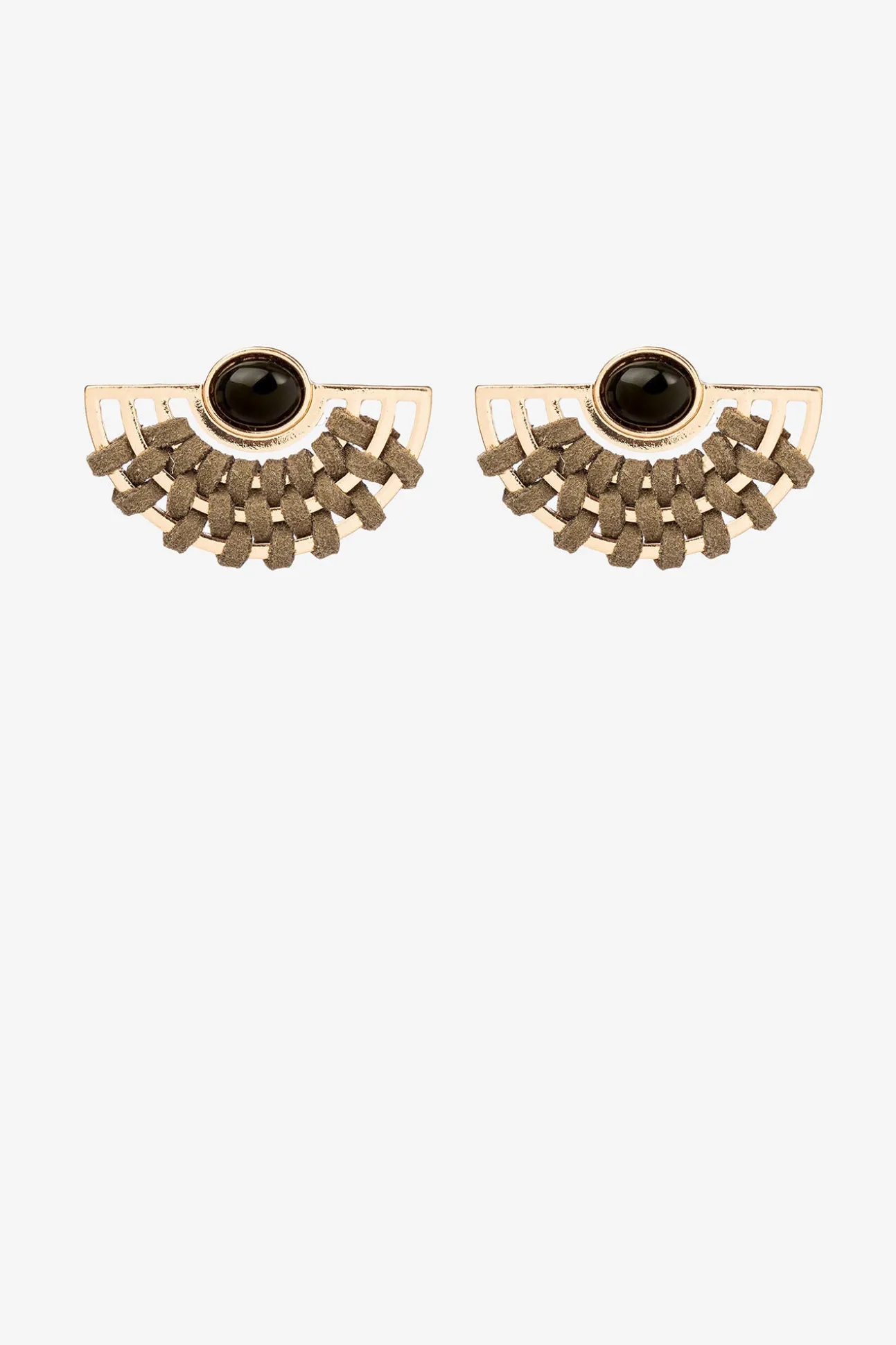 Pendientes Medianos Con Textil