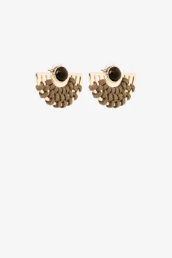 Pendientes Medianos Con Textil
