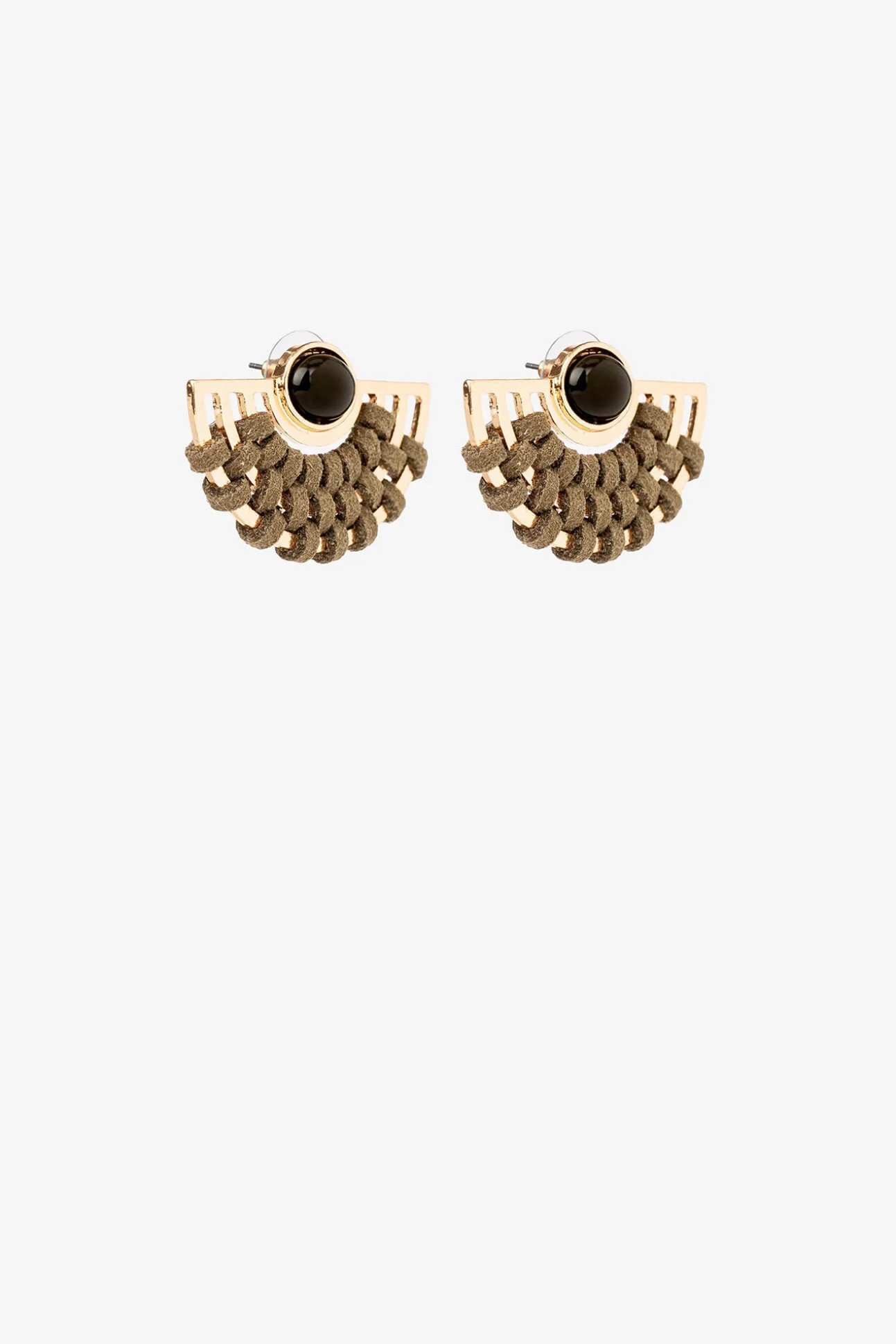 Pendientes Medianos Con Textil