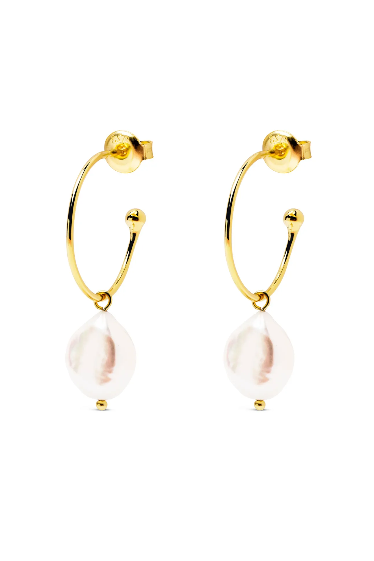 Pendientes Pearl Oro