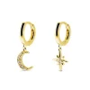 Pendientes Polar Moon Spark Oro