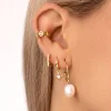 Pendientes Polar Star Oro