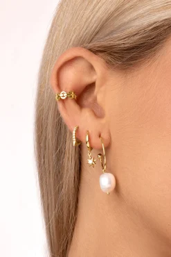 Pendientes Polar Star Oro