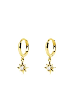 Pendientes Polar Star Oro