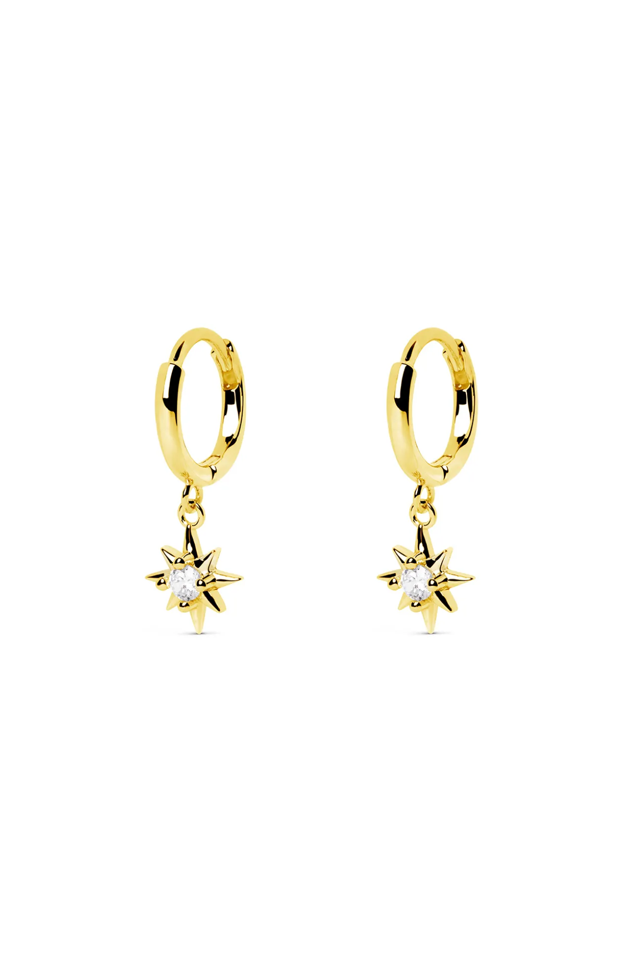 Pendientes Polar Star Oro