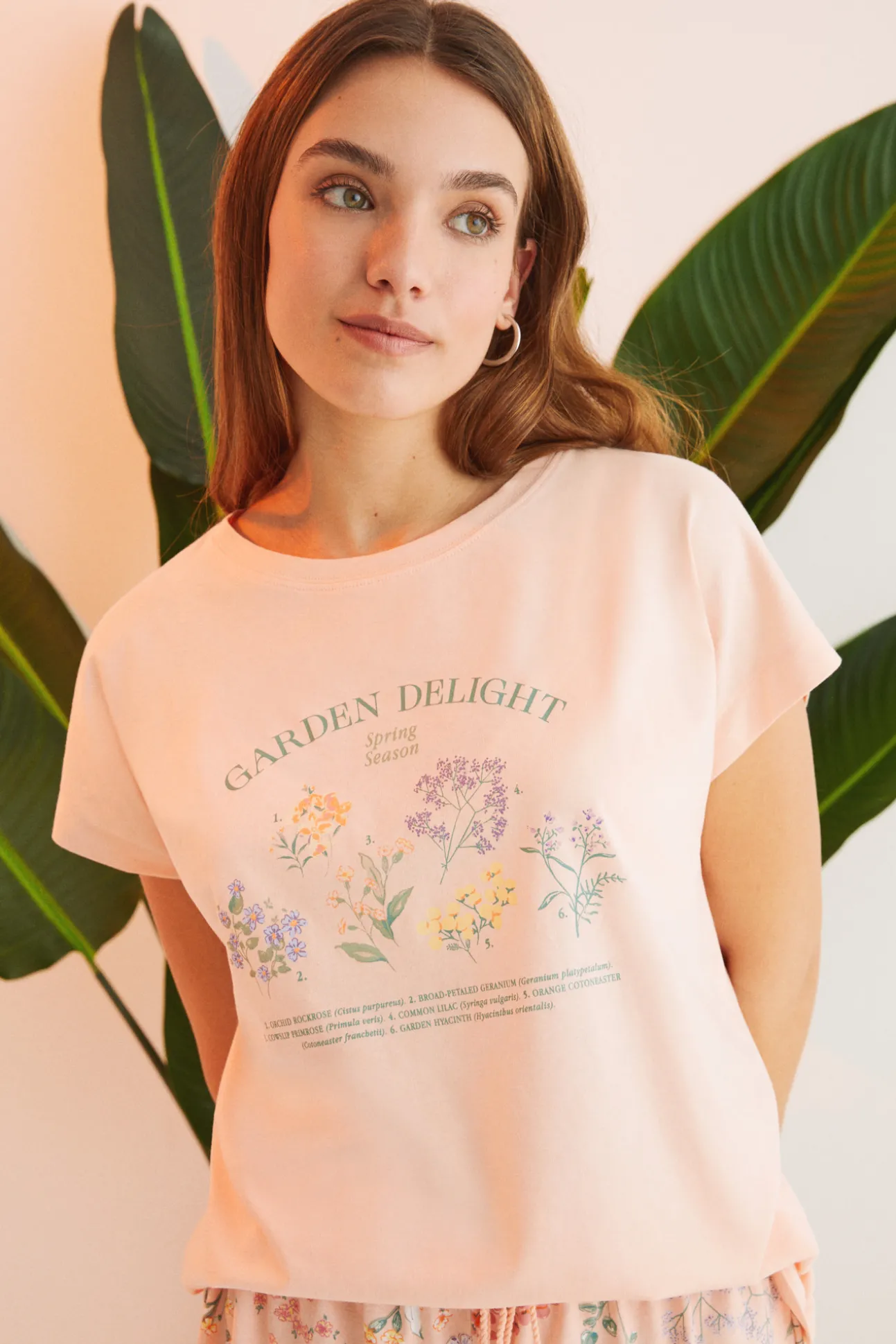 Pijama Corto 100% Algodon Flores