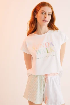 Pijama Corto 100% Algodon Multicolor