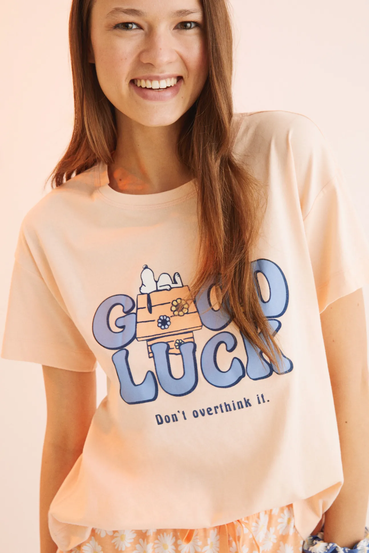 Pijama Corto 100% Algodon Snoopy