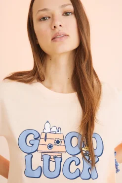 Pijama Corto 100% Algodon Snoopy
