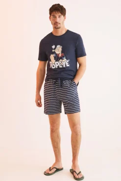 Pijama Corto Hombre Algodon Popeye
