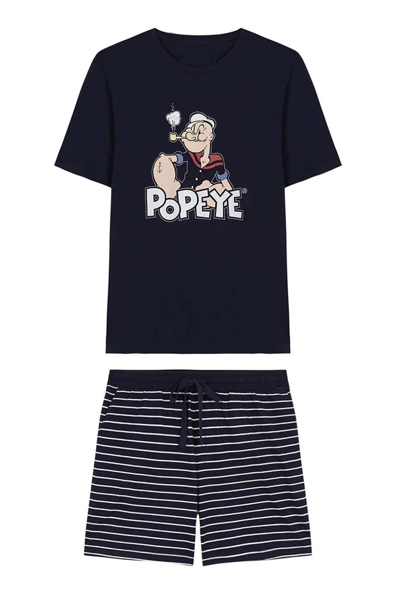 Pijama Corto Hombre Algodon Popeye