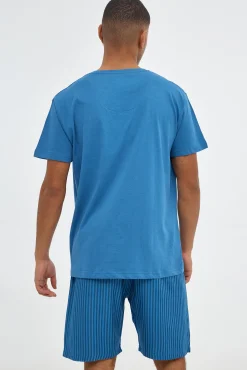 Pijama De Hombre Pantalon Rayas