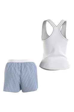 Pijama De Short Y Camiseta Sin Mangas