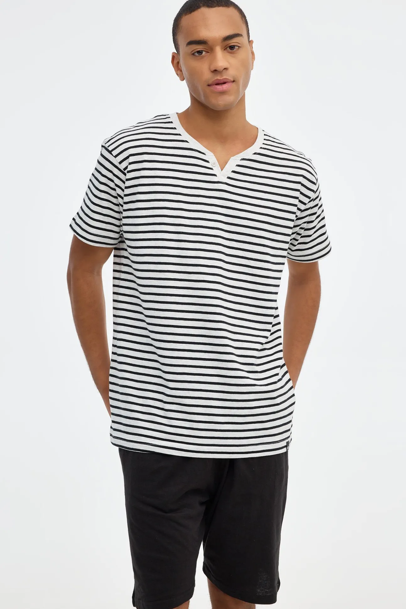 Pijama Hombre Manga Corta