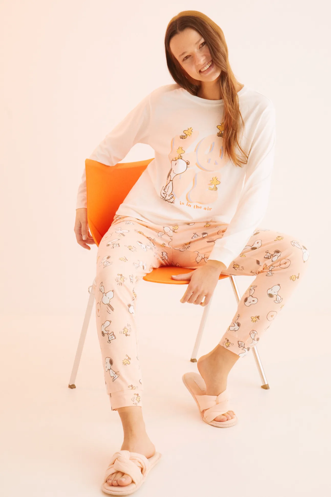 Pijama Largo 100% Algodon Snoopy 'Love'