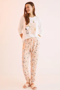 Pijama Largo 100% Algodon Snoopy 'Love'