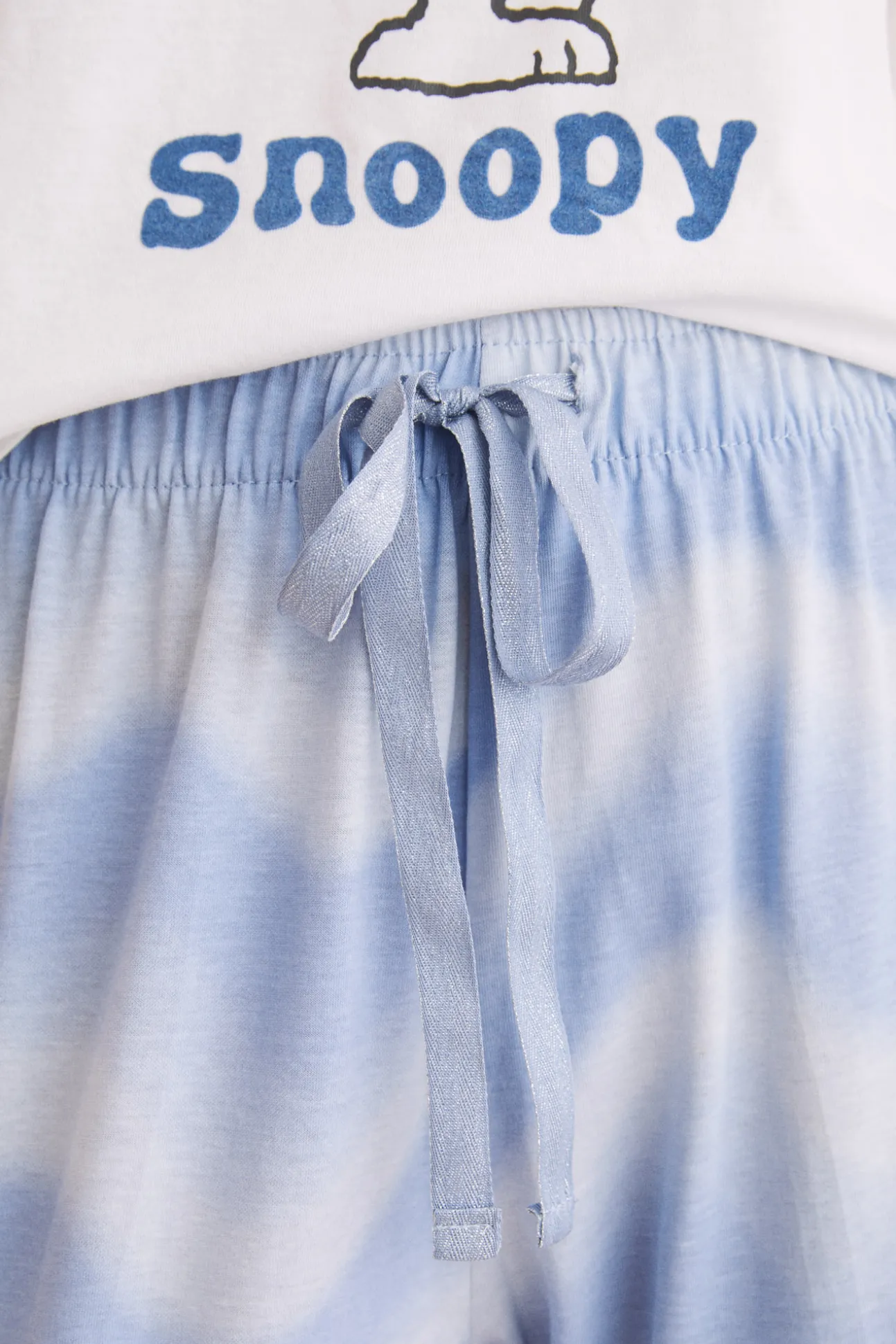 Pijama Largo 100% Algodon Snoopy Estampado