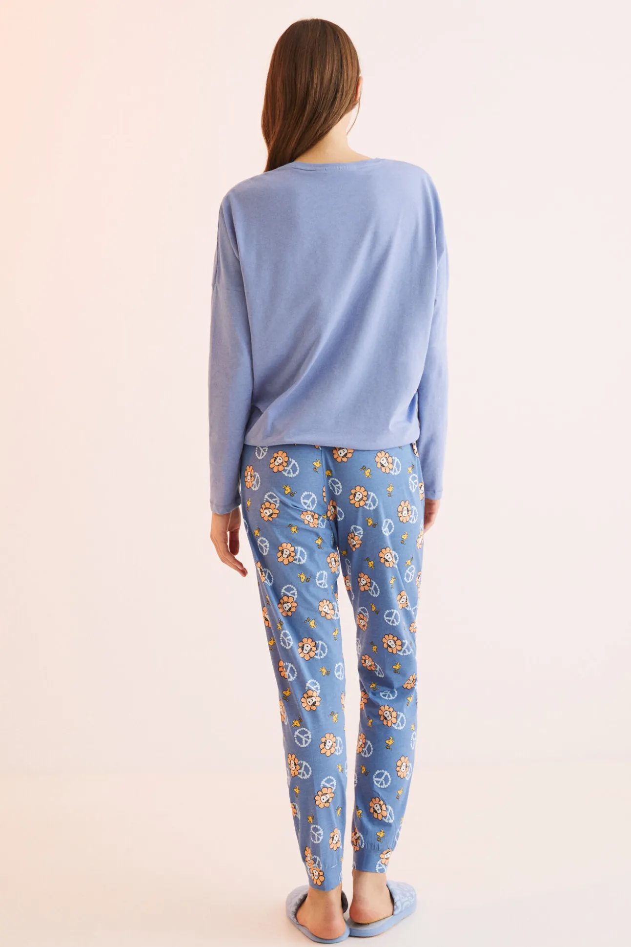 Pijama Largo 100% Algodon Snoopy