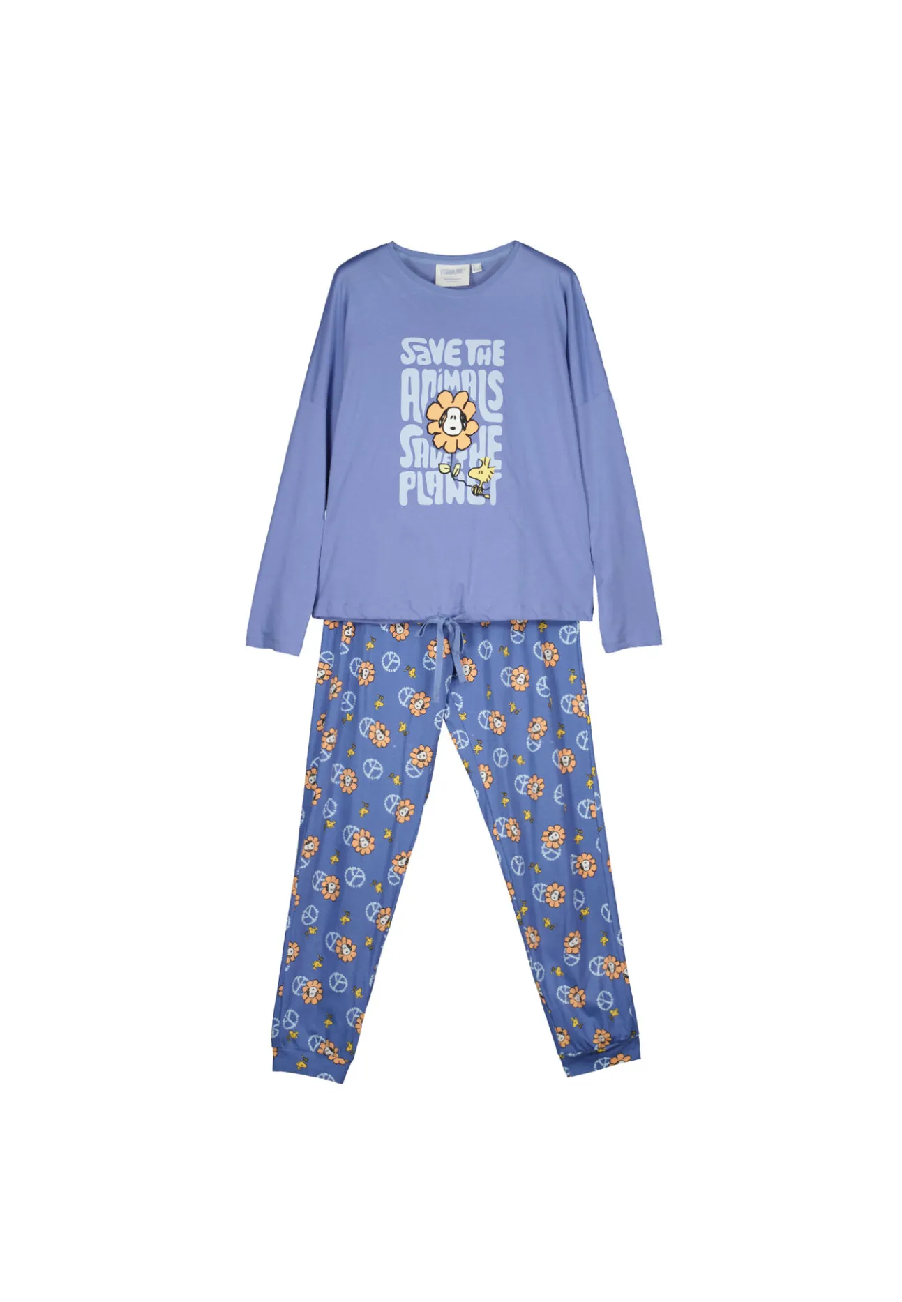 Pijama Largo 100% Algodon Snoopy