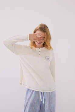 Pijama Largo 100% Algodon Women Voices