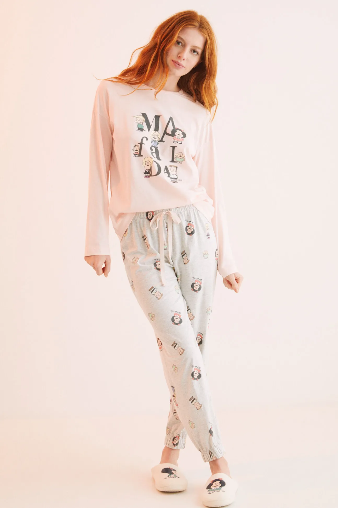 Pijama Largo Algodon Mafalda