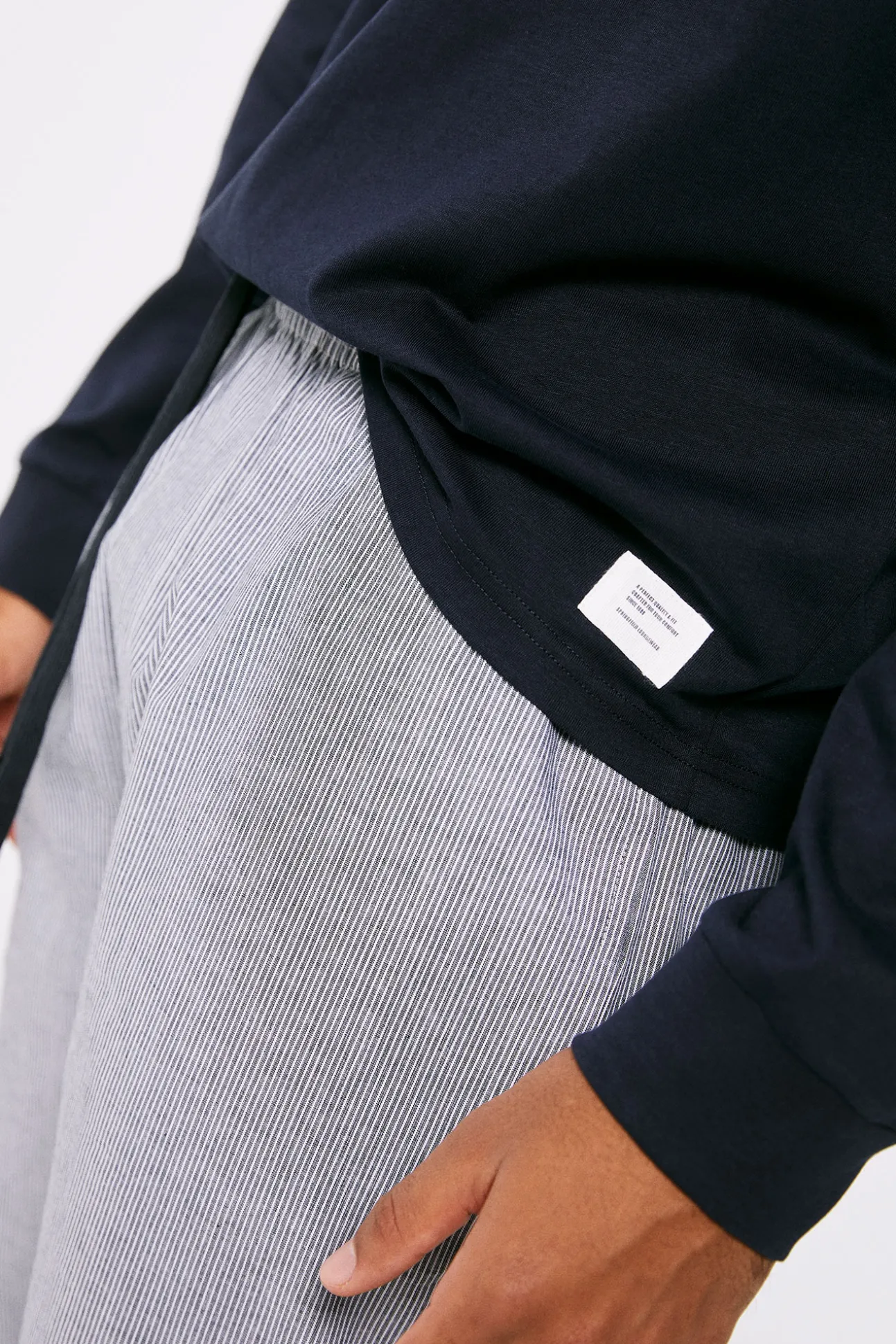 Pijama Largo Pantalon Tela