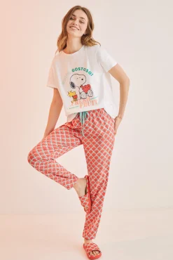 Pijama Snoopy 100% Algodon Sandias