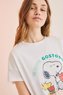 Pijama Snoopy 100% Algodon Sandias