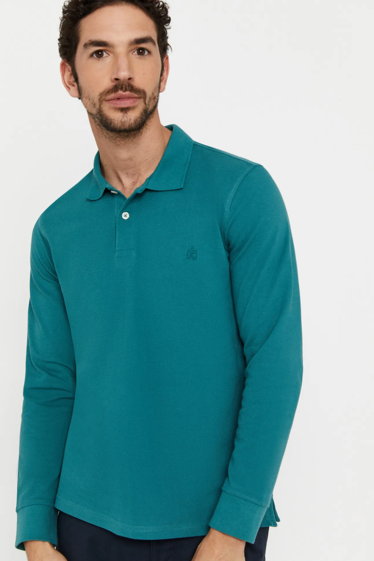 Polo Basico Manga Larga