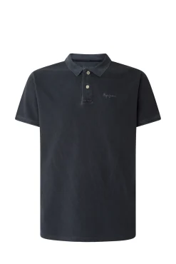 Polo De Manga Corta Efecto Lavado.
