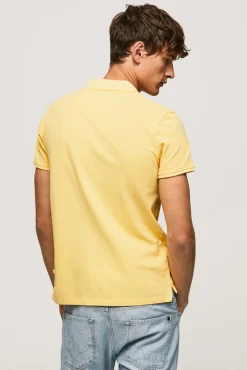 Polo De Manga Corta Efecto Lavado.
