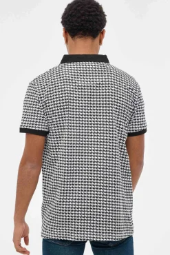 Polo Estampado Pata De Gallo