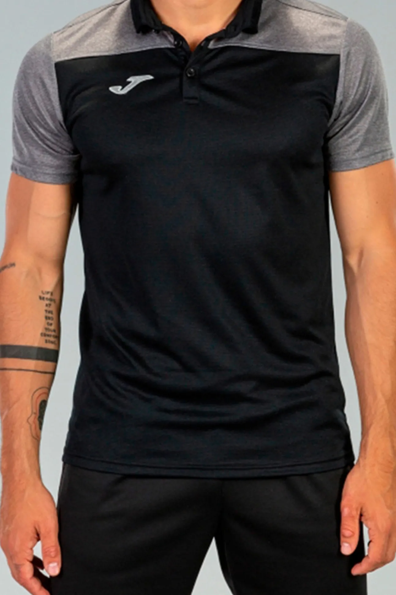 Polo Hobby Ii Negro-Gris M/C
