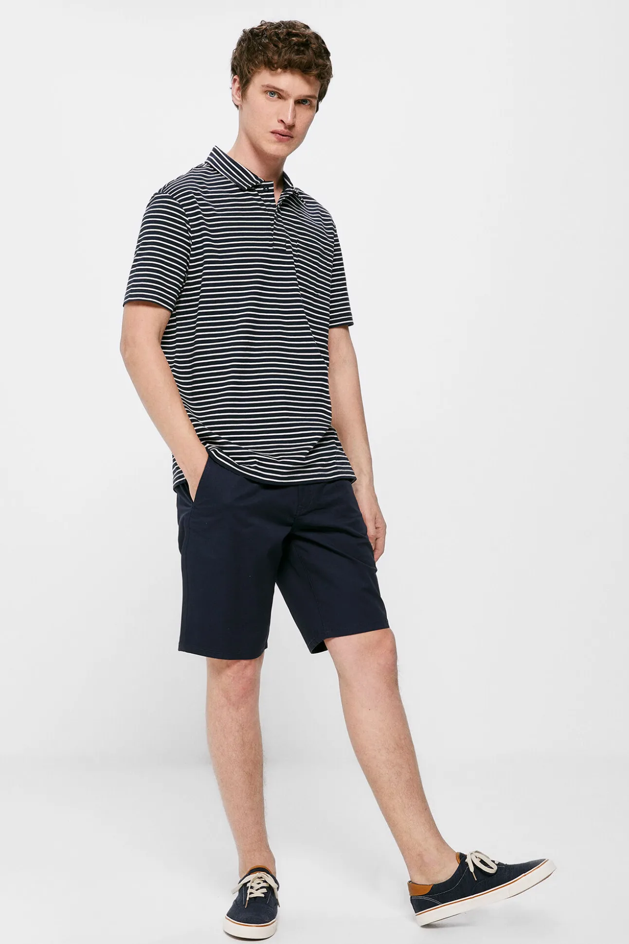 Polo Jersey Multiraya Bolsillo
