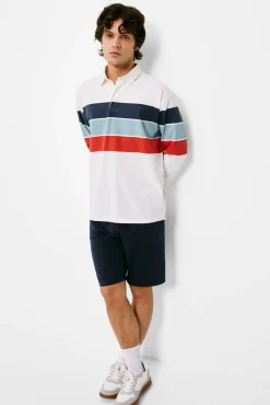 Polo Manga Larga Rugby Raya