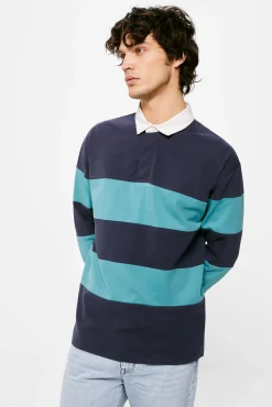Polo Manga Larga Rugby Rayas