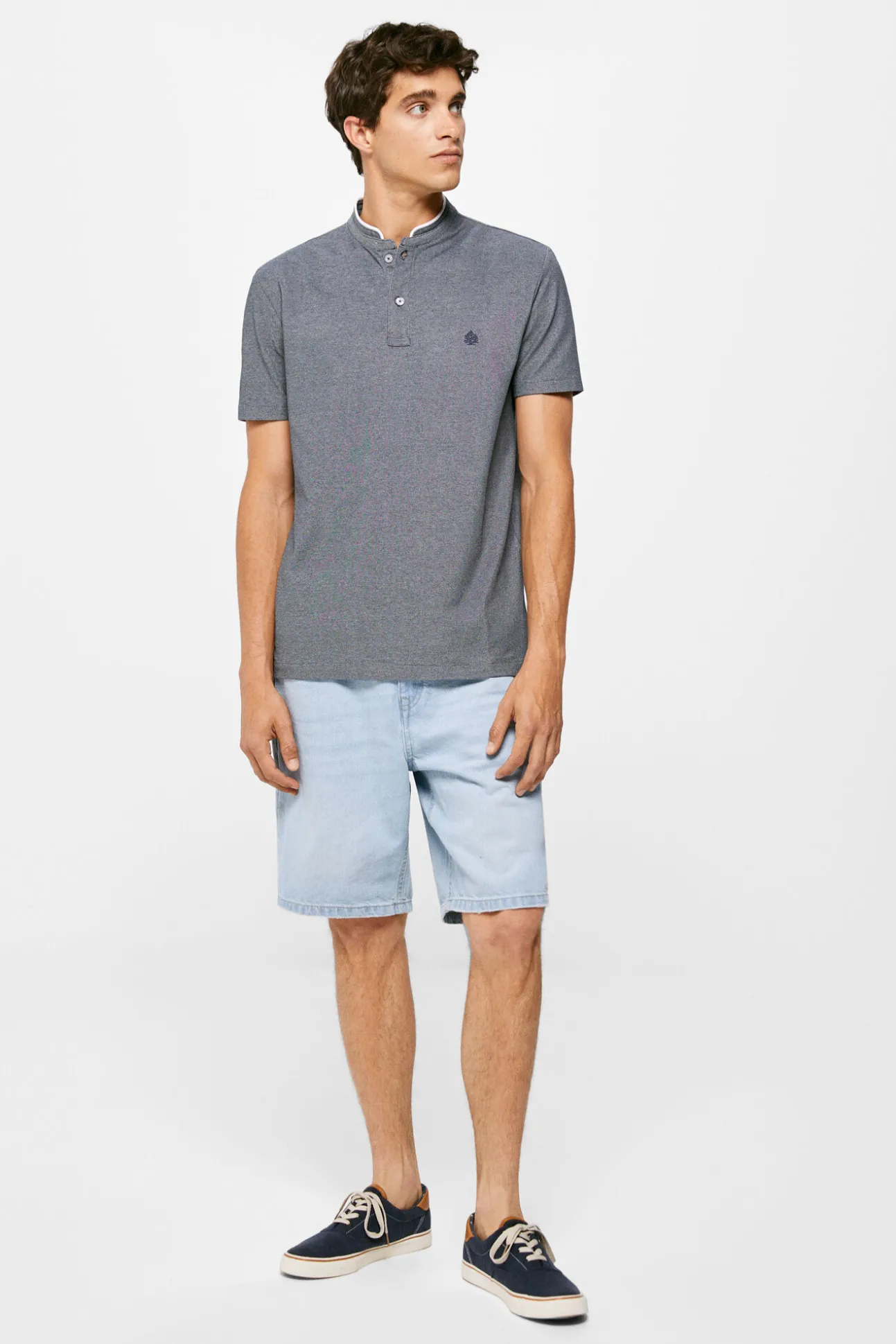 Polo Mao Oxford